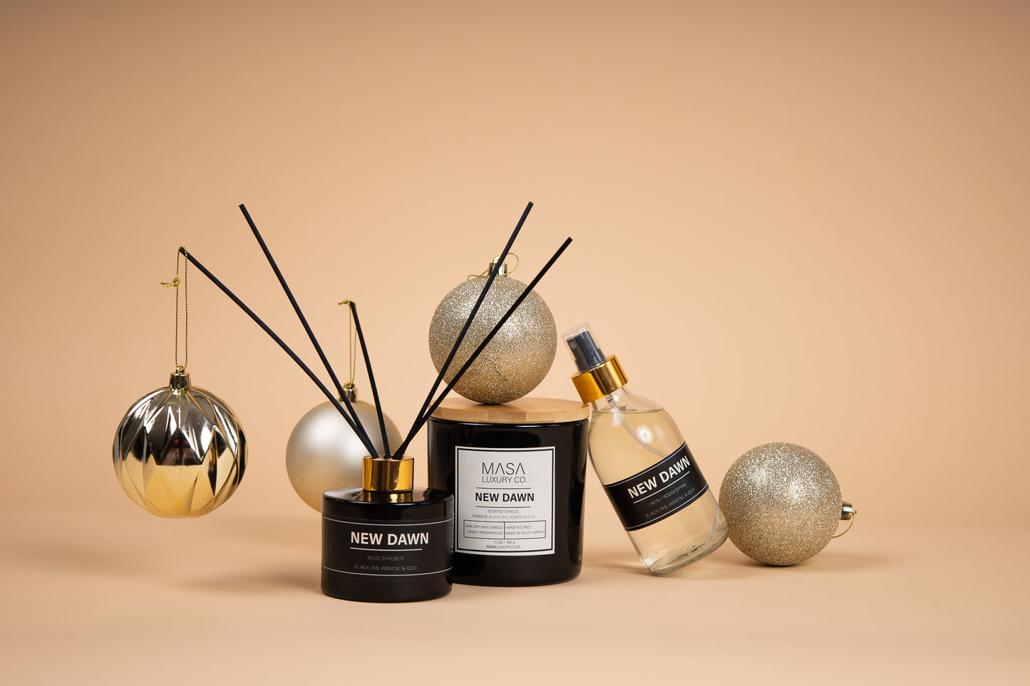 New Dawn – Black Iris, Jasmine & Oud Reed Diffuser
