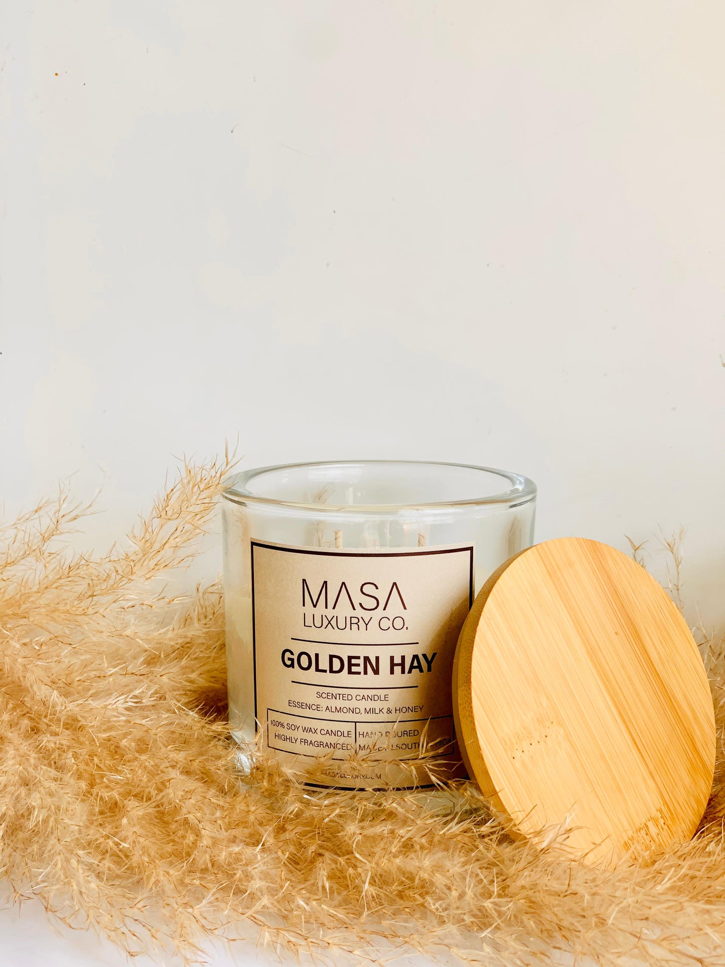 Golden Hay- Almond Milk & Honey Candle