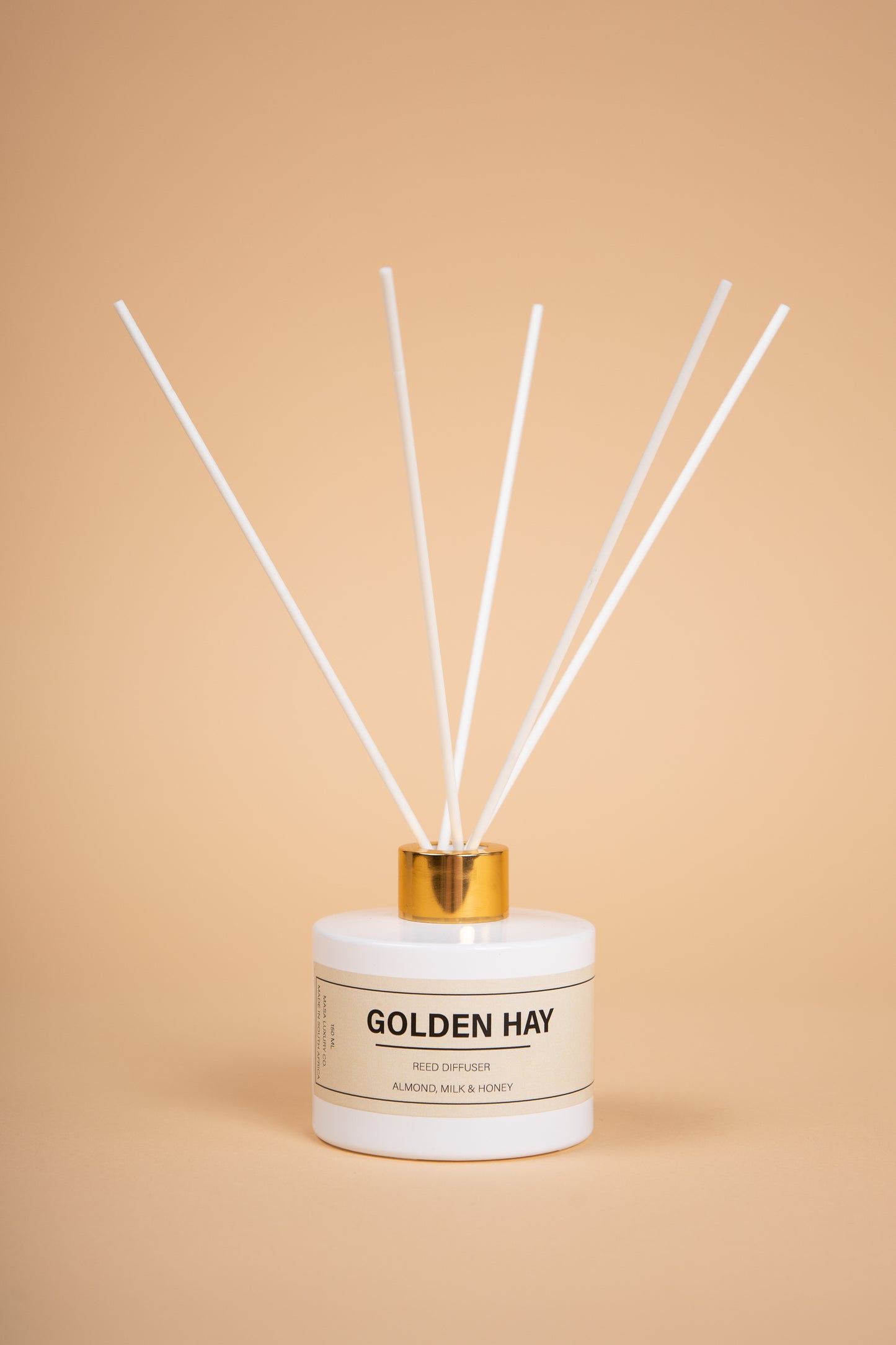 Golden Hay- Almond Milk & Honey Reed Diffuser