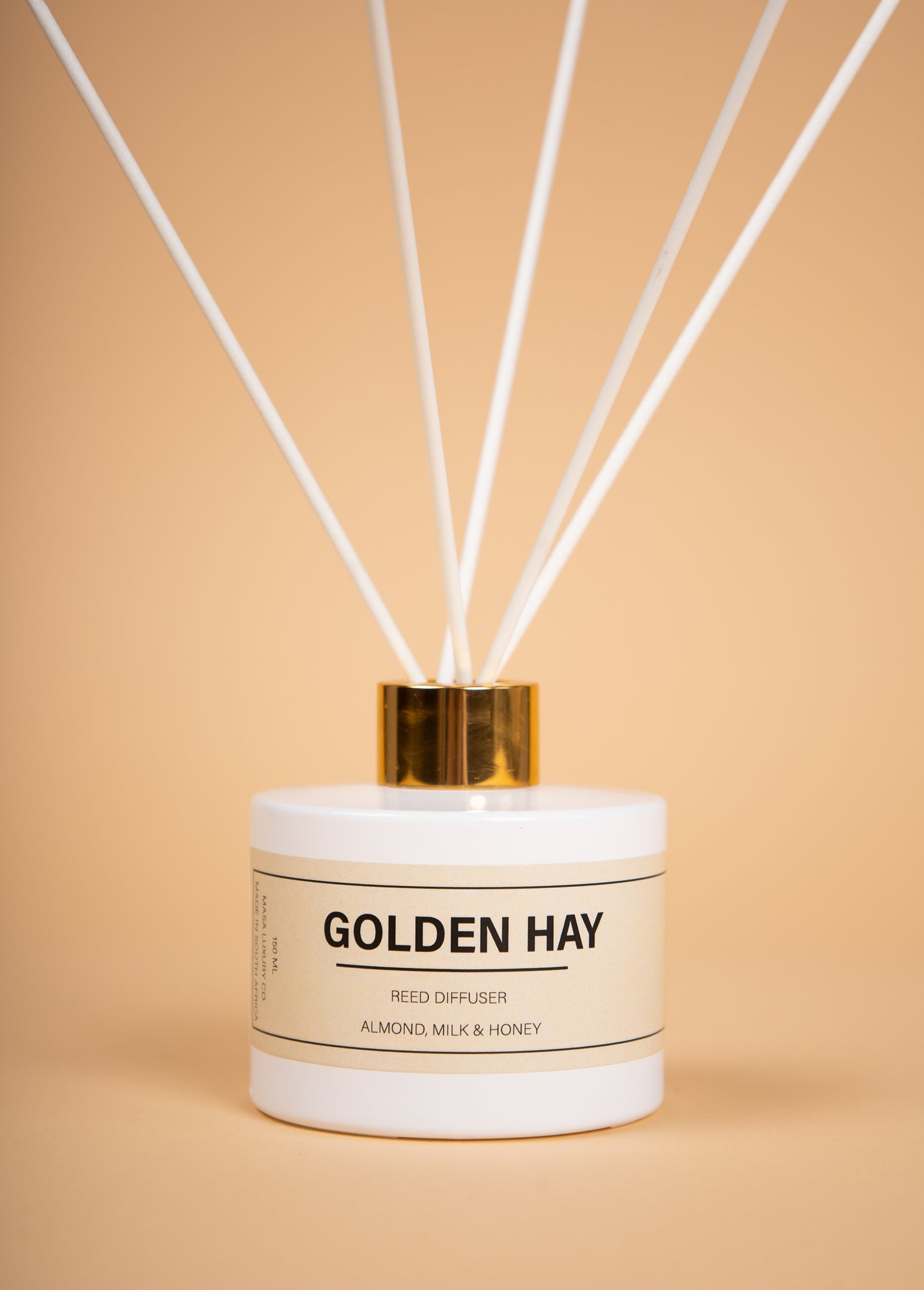 Golden Hay- Almond Milk & Honey Reed Diffuser